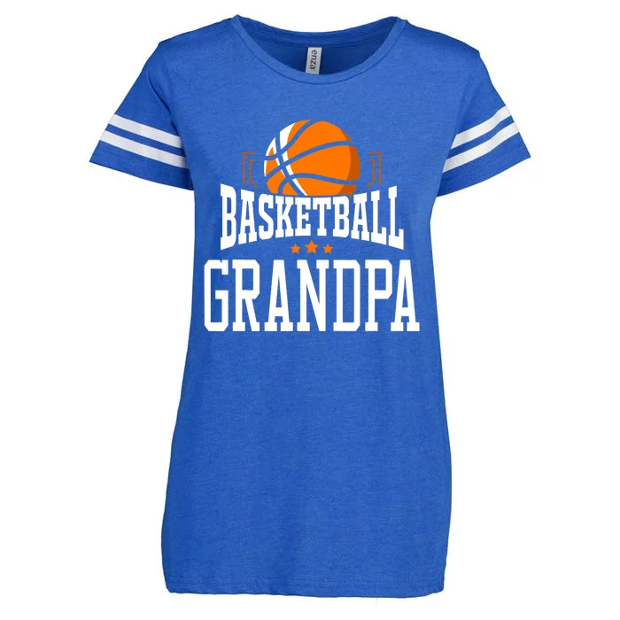 Basketball Grandpa Team Sports Fan Enza Ladies Jersey Football T-Shirt