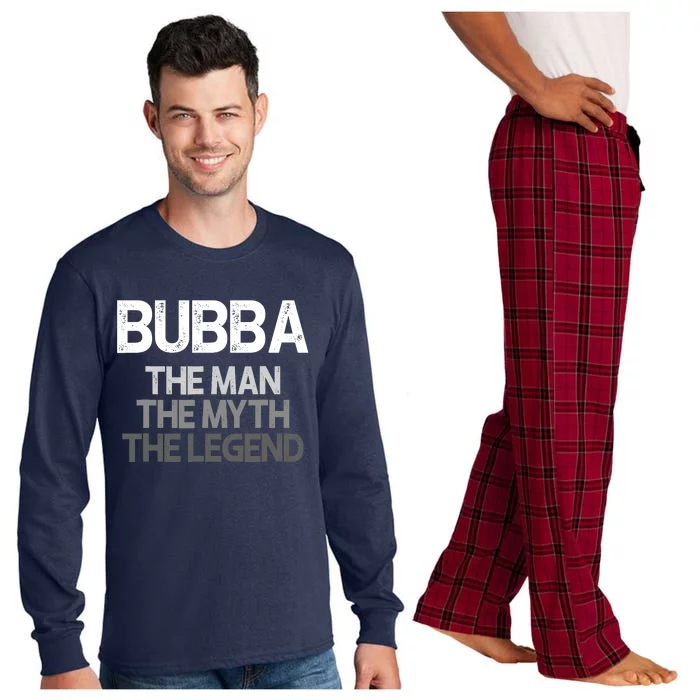 Bubba Gift: The Man The Myth The Legend Long Sleeve Pajama Set