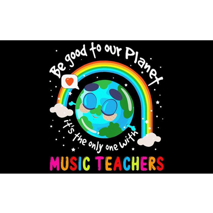 Be Good To Our Planet With Music Earth Day Bumper Sticker