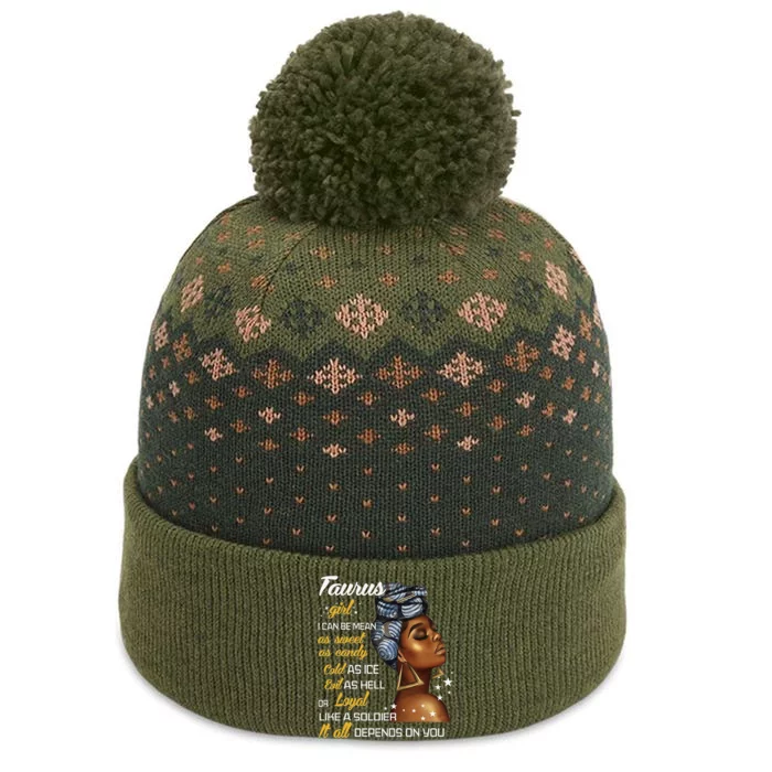 Birthday Gift Taurus April or May Wo The Baniff Cuffed Pom Beanie