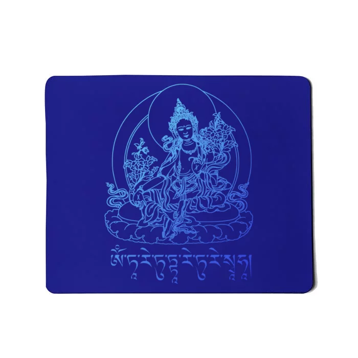 Buddha Green Tara Tra Tibetan Buddhism Vajrayana Gift Mousepad