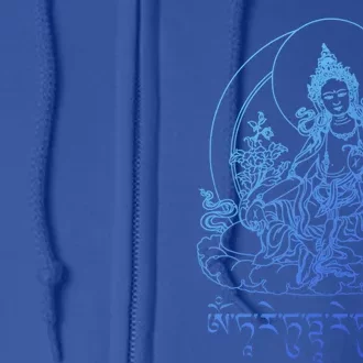 Buddha Green Tara Tra Tibetan Buddhism Vajrayana Gift Full Zip Hoodie