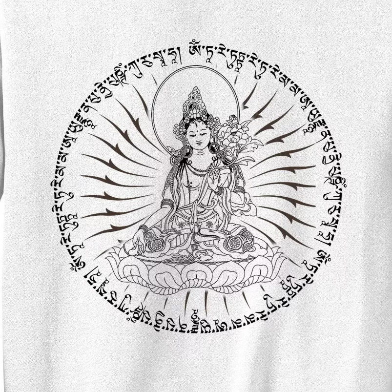 Buddha Green Tara Mantra Tibetan Buddhism Vajrayana Sweatshirt