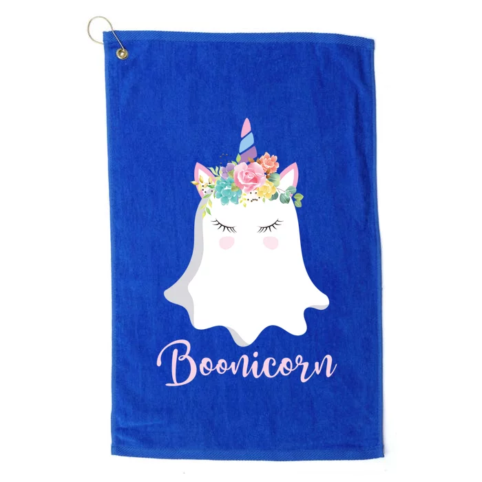 Boonicorn Ghost Unicorn Costume Gift Platinum Collection Golf Towel