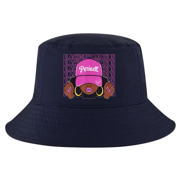 Black Girl Variation Hyper Violet 4s Matching Cool Comfort Performance Bucket Hat