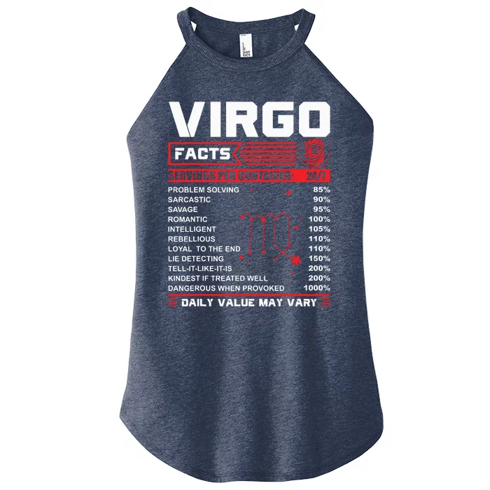 Birthday Gifts Virgo Facts Women’s Perfect Tri Rocker Tank