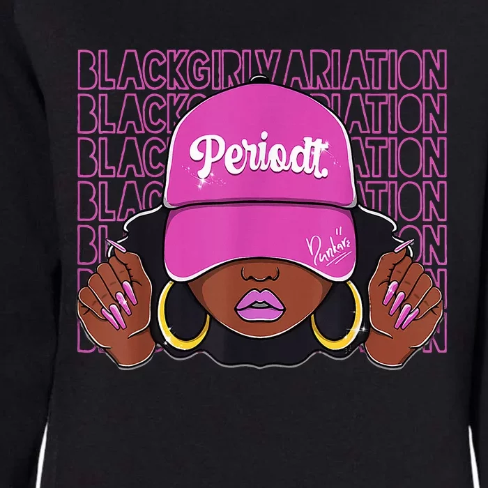 Black Girl Variation Hyper Violet 4s Matching Womens California Wash Sweatshirt