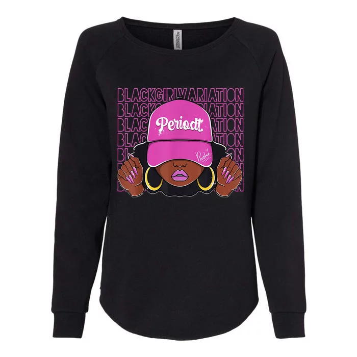 Black Girl Variation Hyper Violet 4s Matching Womens California Wash Sweatshirt