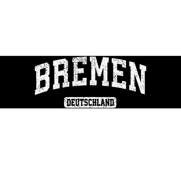 Bremen Germany Vintage Sports Design Bumper Sticker