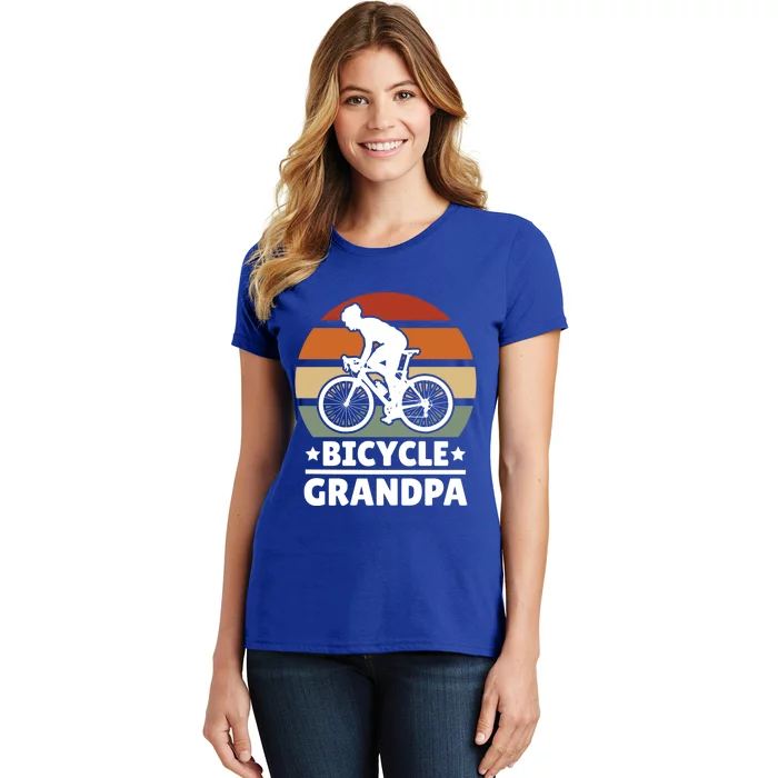 Bicycle Grandpa With A Bike Gift Women's T-Shirt