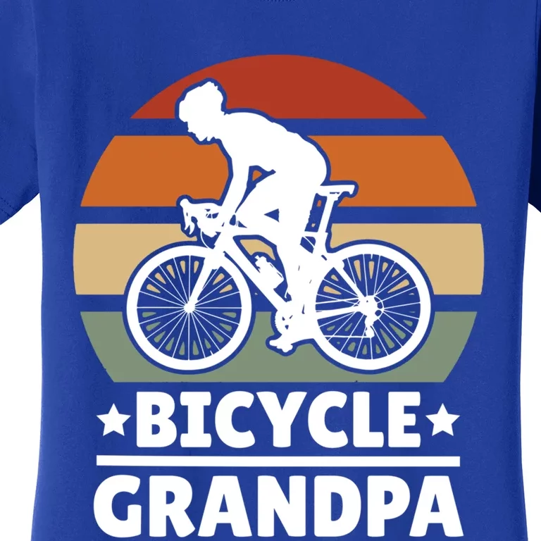 Bicycle Grandpa With A Bike Gift Women's T-Shirt