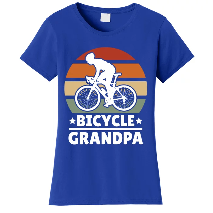 Bicycle Grandpa With A Bike Gift Women's T-Shirt