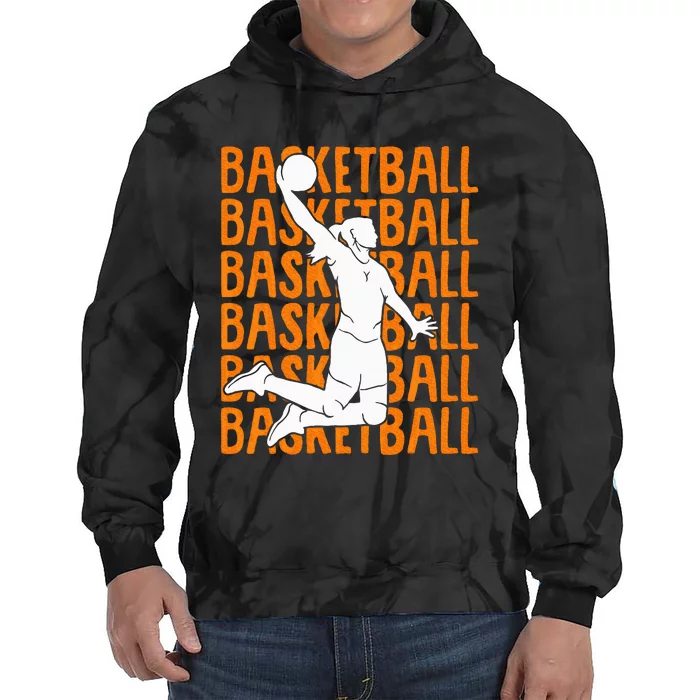 Basketball Girl Wo Tie Dye Hoodie