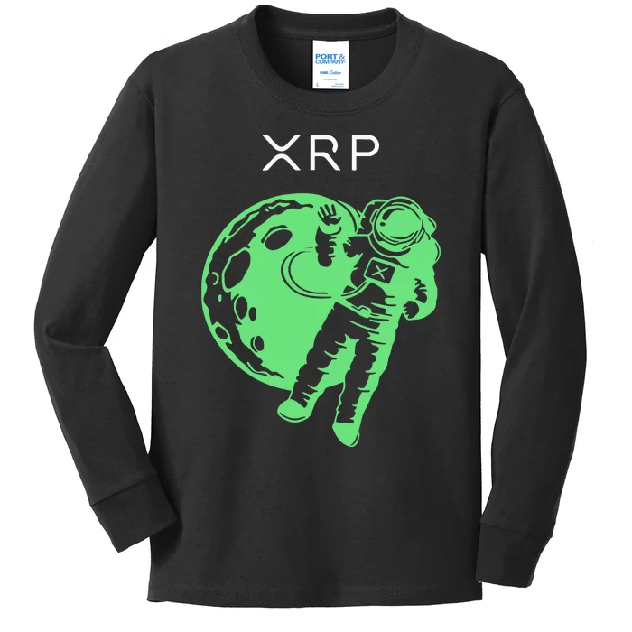 Brad Garlinghouse Wearing Xrp Kids Long Sleeve Shirt