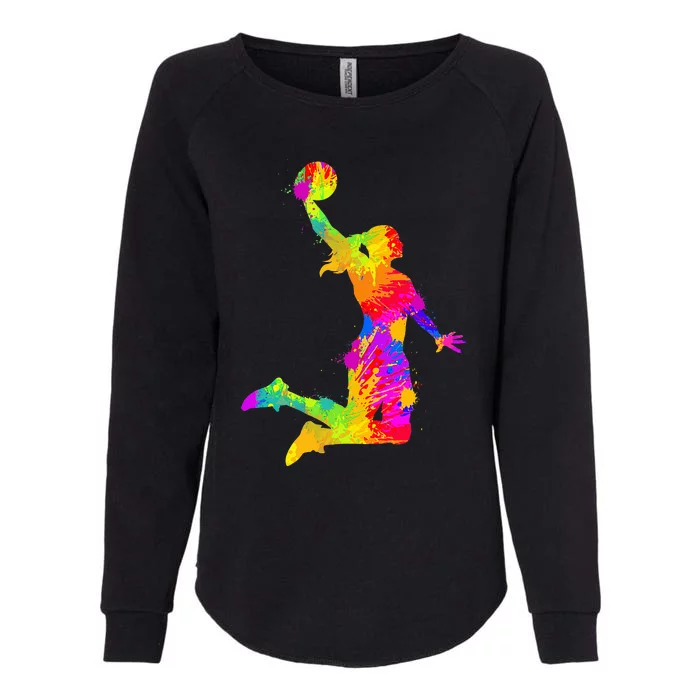 Basketball Girl Women Womens California Wash Sweatshirt