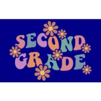 Boho Groovy Wavy Second Grade Cute Gift Bumper Sticker