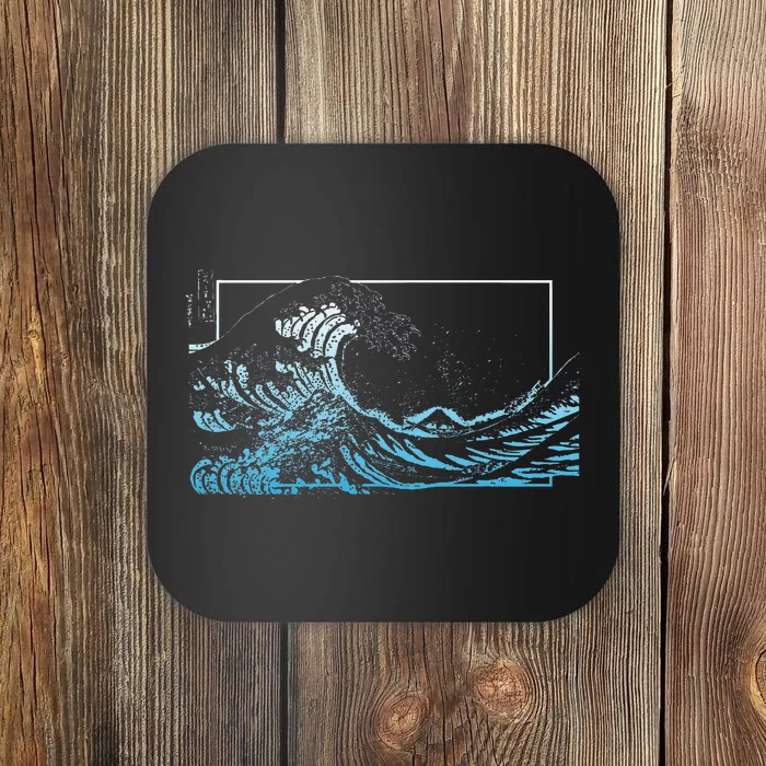 Blue Great Wave Off Kanagawa Coaster