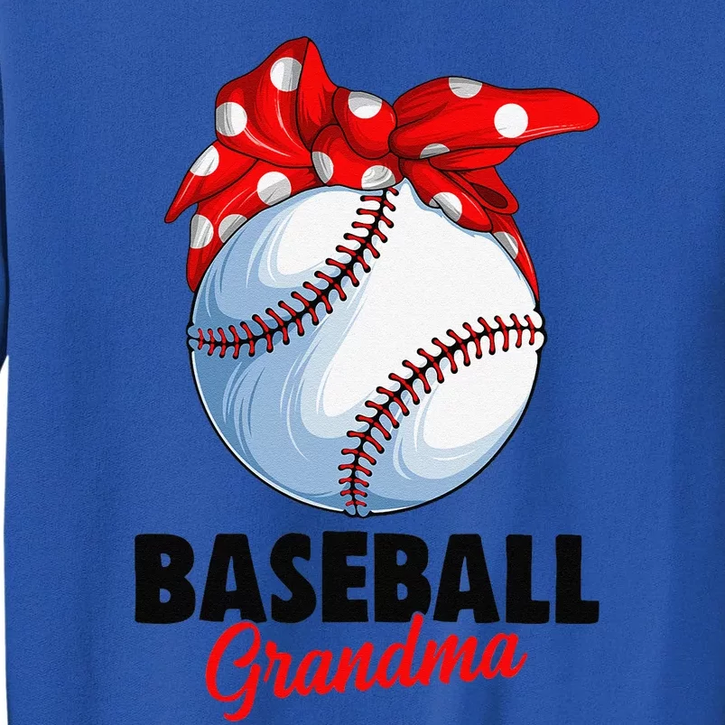 Baseball Grandma Women Tall Sweatshirt