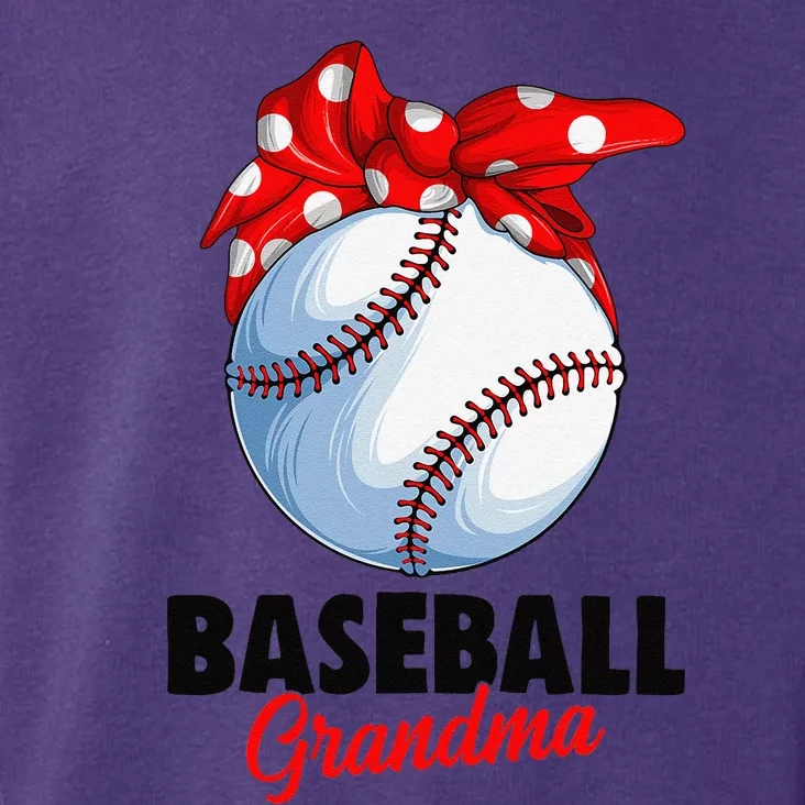 Baseball Grandma Women Toddler Hoodie