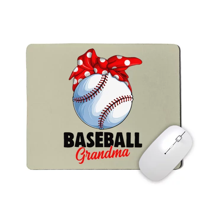 Baseball Grandma Women Mousepad