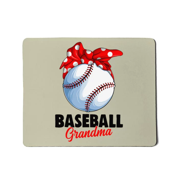 Baseball Grandma Women Mousepad