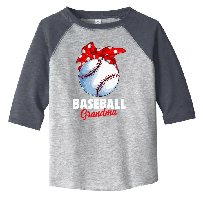 Baseball Grandma Women Toddler Fine Jersey T-Shirt