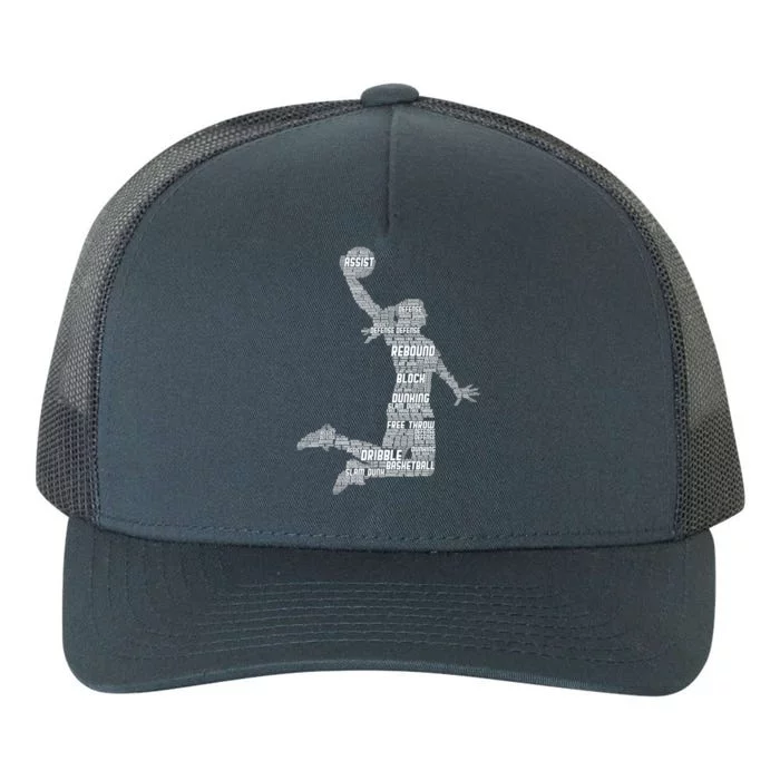 Basketball Girl Wo Girls Yupoong Adult 5-Panel Trucker Hat