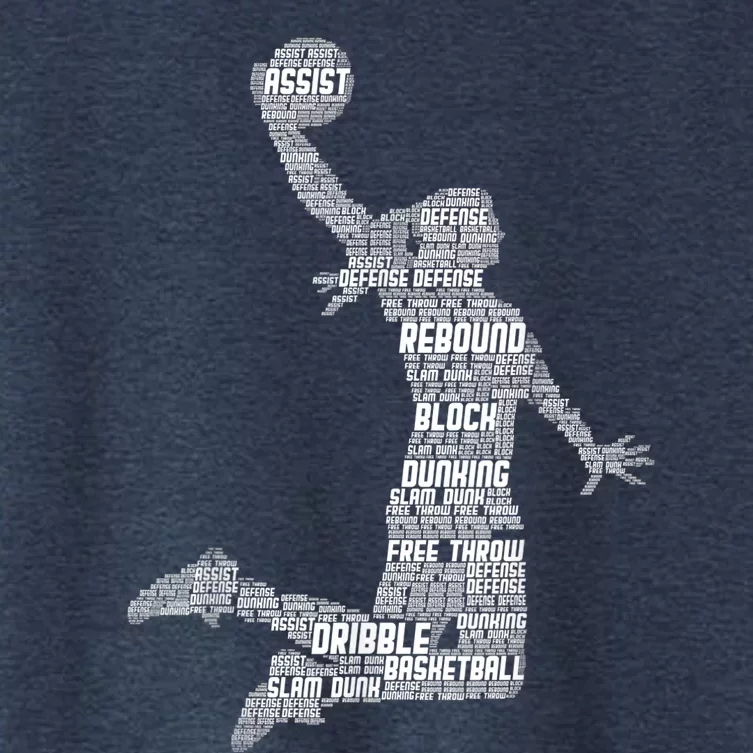 Basketball Girl Wo Girls Women's Crop Top Tee