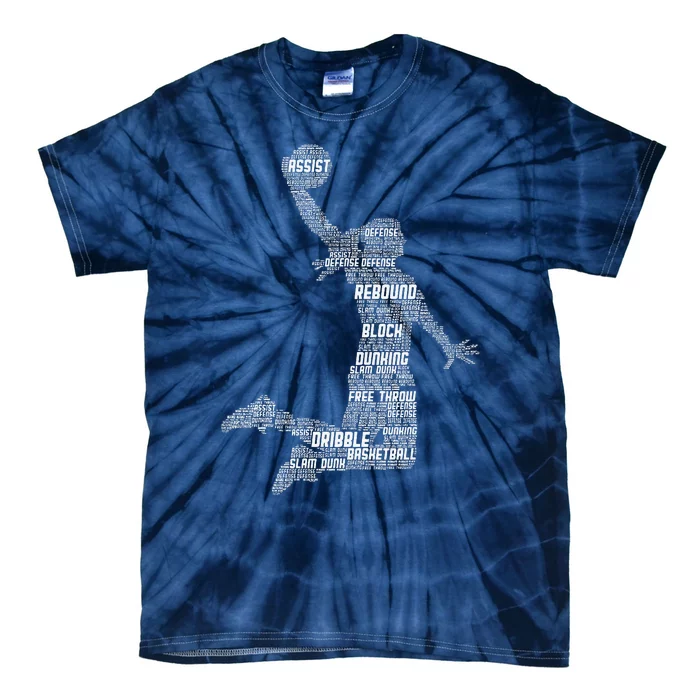 Basketball Girl Women Tie-Dye T-Shirt