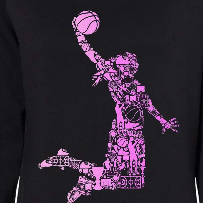 Basketball Girl Women Womens California Wash Sweatshirt