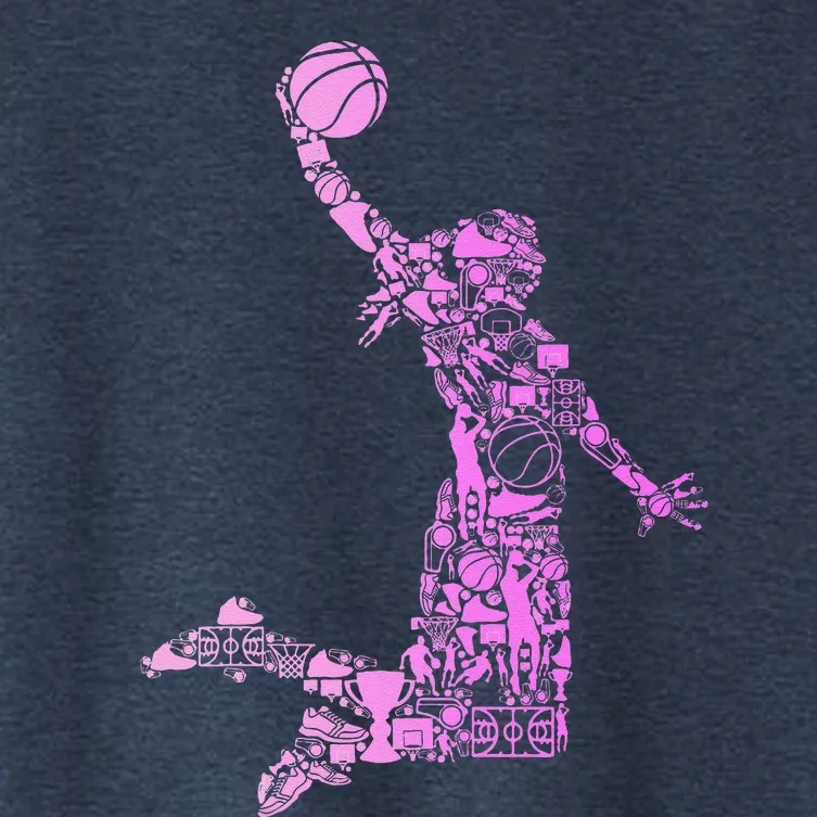 Basketball Girl Women Women's Crop Top Tee