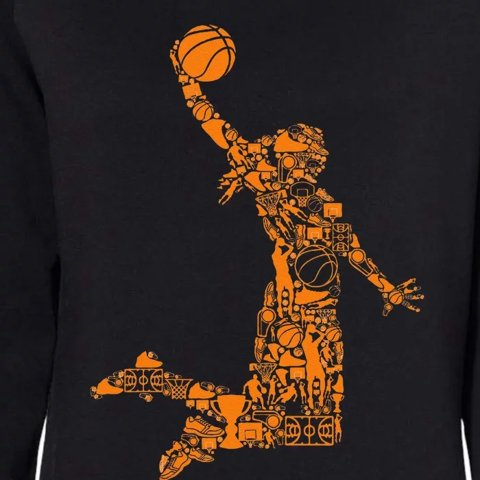 Basketball Girl Women Womens California Wash Sweatshirt