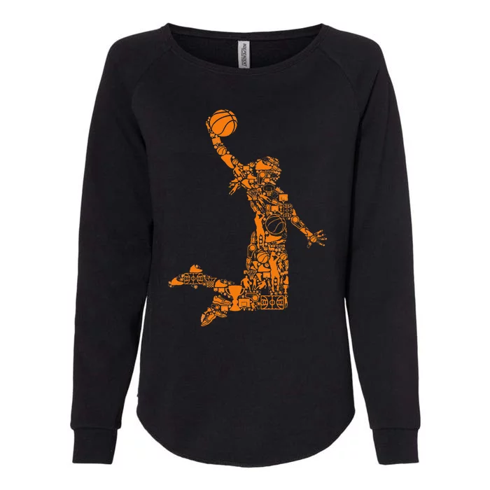 Basketball Girl Women Womens California Wash Sweatshirt