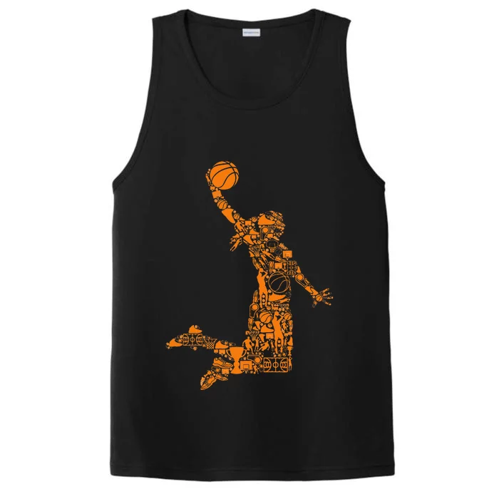 Basketball Girl Women Performance Tank