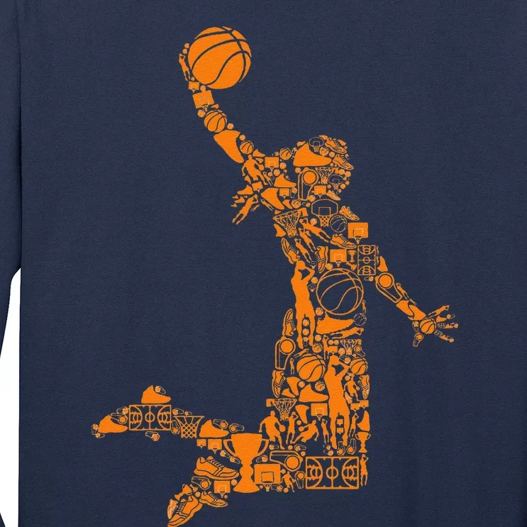 Basketball Girl Women Long Sleeve Shirt