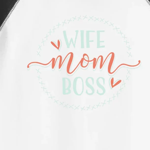 Boss Gift Wife Mom Boss Gift Toddler Fine Jersey T-Shirt