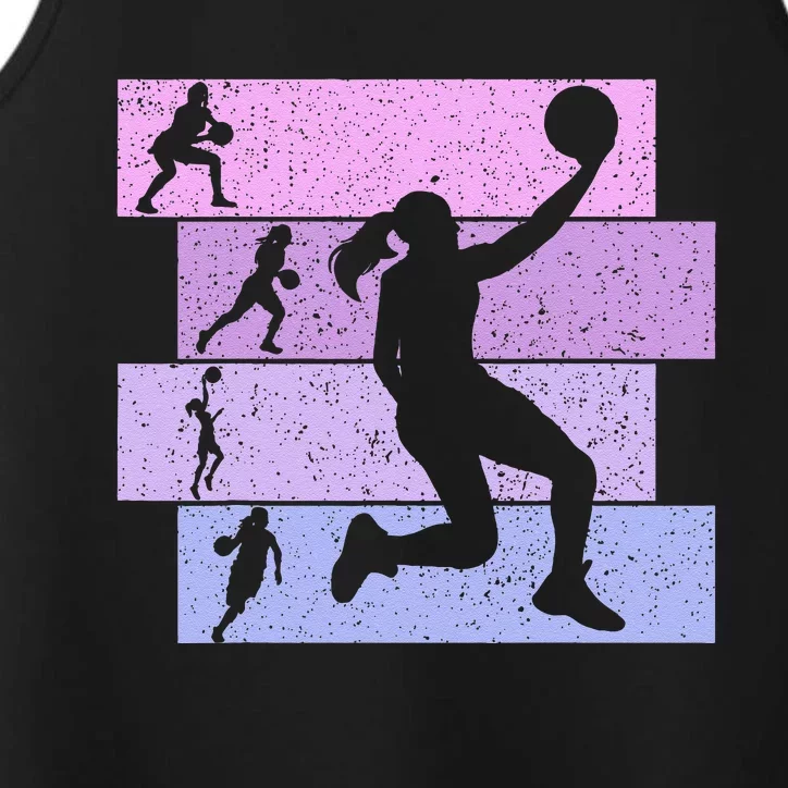 Basketball Girl Women Performance Tank