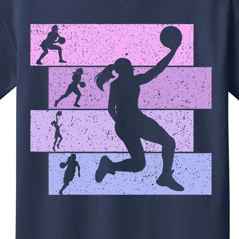 Basketball Girl Women Kids T-Shirt