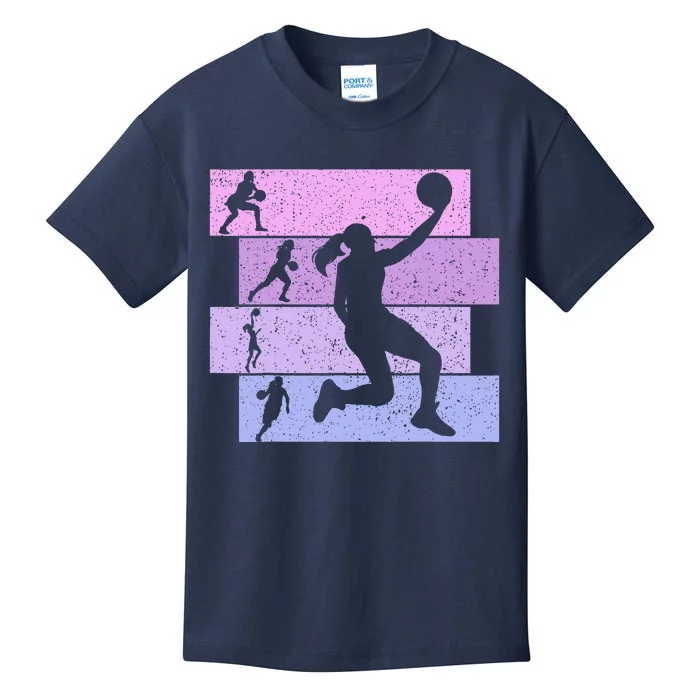 Basketball Girl Women Kids T-Shirt