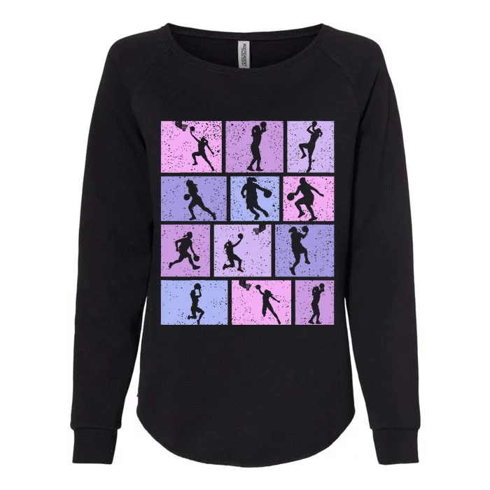 Basketball Girl Women Womens California Wash Sweatshirt