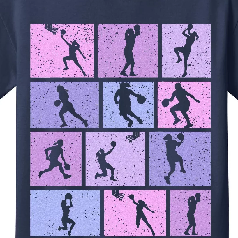 Basketball Girl Women Kids T-Shirt