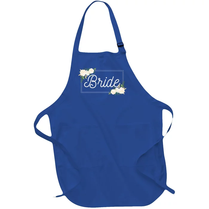 Bride Gift Wedding Bachelorette Gift Full-Length Apron With Pocket