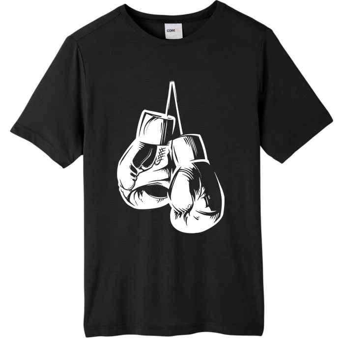 Boxer Gift With Touch Boxing Gloves Cute Gift ChromaSoft Performance T-Shirt