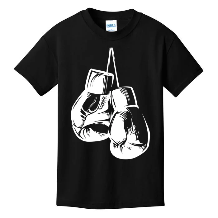 Boxer Gift With Touch Boxing Gloves Cute Gift Kids T-Shirt