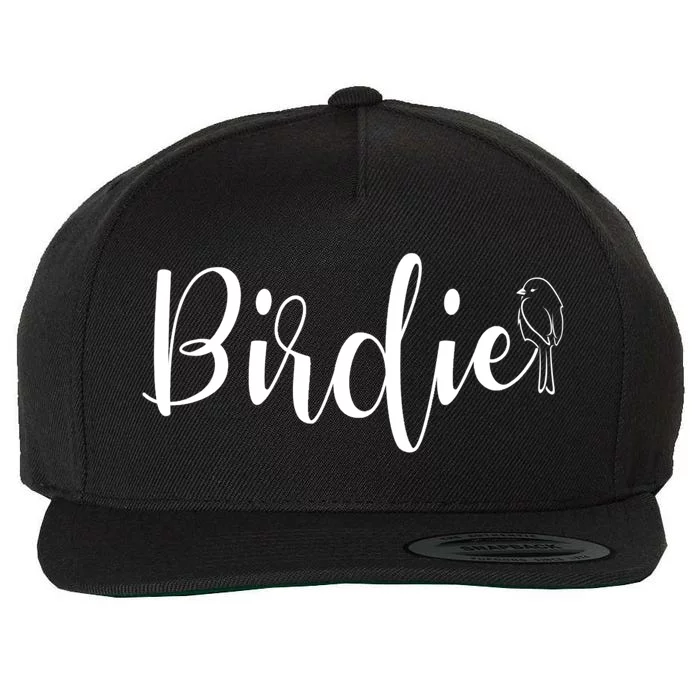 Birdie Gift Women's Funny Grandmother Nickname Gift Wool Snapback Cap