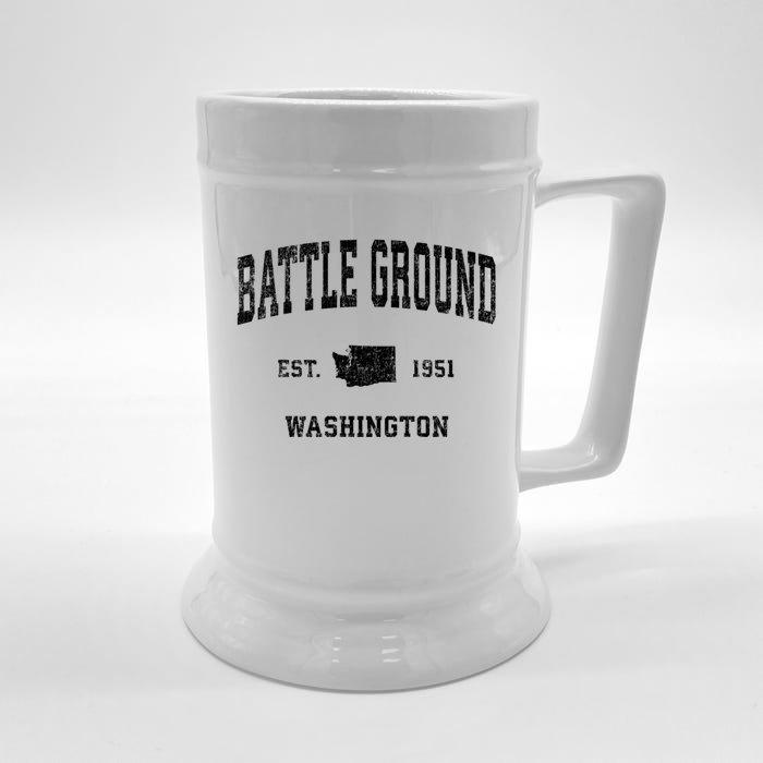 Battle Ground Washington Wa Vintage Sports Front & Back Beer Stein