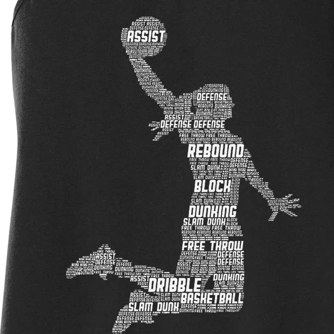 Basketball Girlss Women Women's Racerback Tank