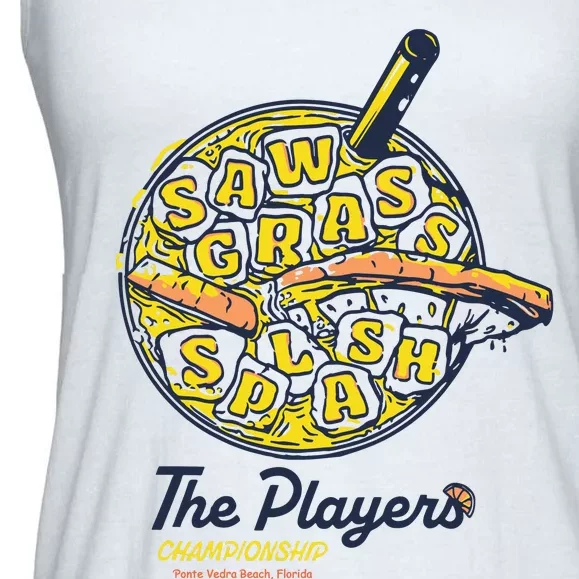 Barstool Golf X The Players Sawgrass Splash Ladies Essential Flowy Tank