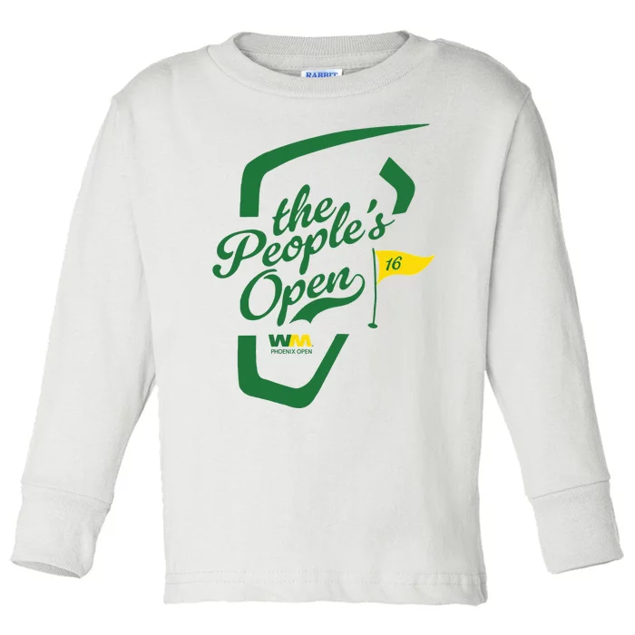 Barstool Golf X Wm Phoenix Open People’S Open Toddler Long Sleeve Shirt