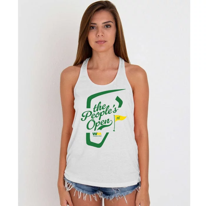 Barstool Golf X Wm Phoenix Open People’S Open Women's Knotted Racerback Tank